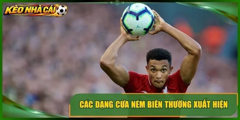 Các dạng cửa ném biên thường xuất hiện 