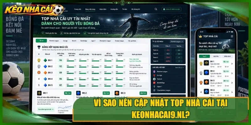 Vì sao nên cập nhật top nhà cái tại ngocvutheme.com?